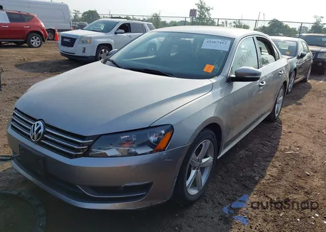 2014 Volkswagen Passat Se from USA, damaged, VIN 1VWBS7A38EC085306